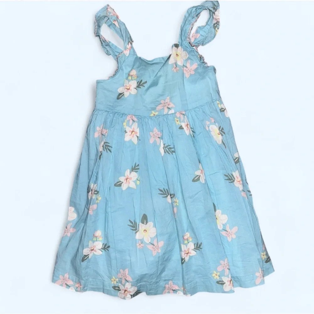 OshKosh B'gosh Blue Floral Kids Dress